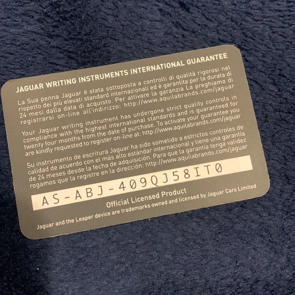 Brand New 💯 Authentic Jaguar Pen - Picture 5 of 7